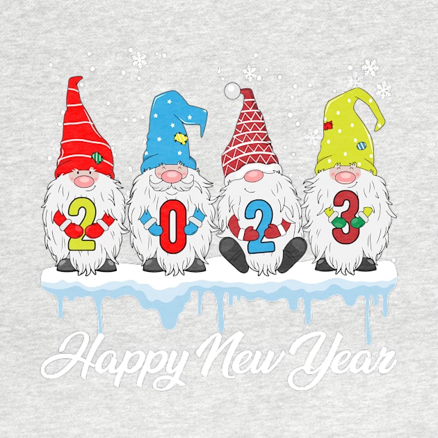 Happy New Year Gnome Gnomies Lovers New Years Eve NYE Party by MooneyEscobarnnzhb